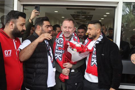 Antalyasporun Yeni Teknik Direktörü Sergen Yalçın Antalyada